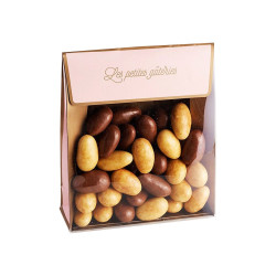Galets Gianduja (chocolat au
lait et pâte de noisette)